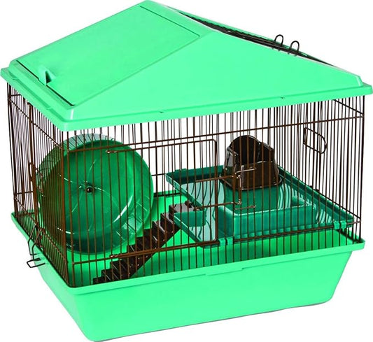 Ware Manufacturing Animal House 16" 2 Level for Hamster - Colors May Vary