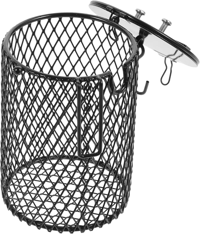 GANAZONO Lamp Mesh Cover for Reptiles Heating Light Shade for Easy to Install Protects Pets from Burns Compatible Various Bulbs