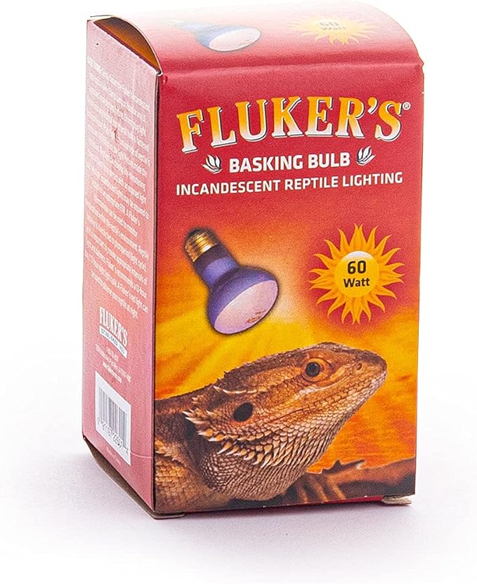 Fluker's Basking Spotlight Bulbs for Reptiles Black,60 Watts,(Pack of 2)