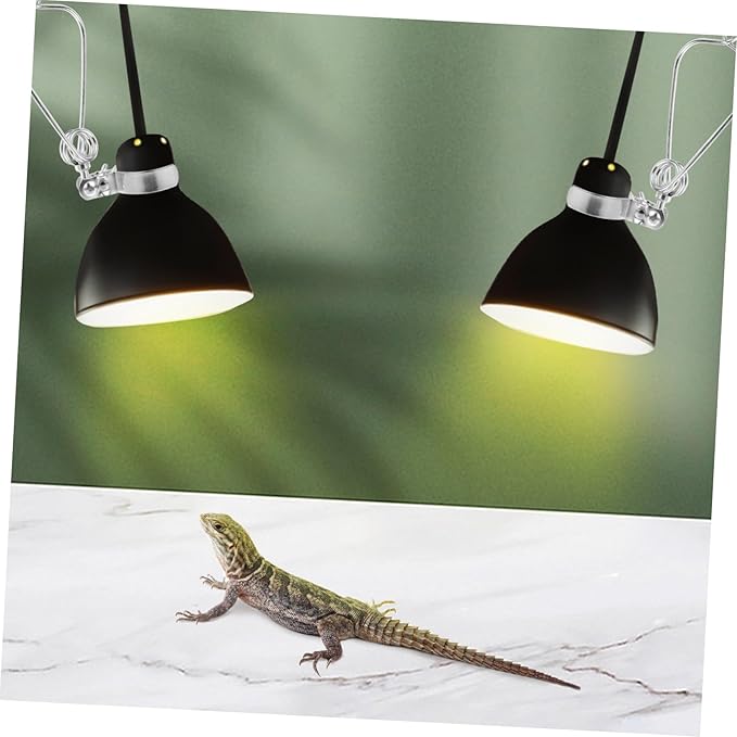 SUPVOX 4pcs Adjustable Flexible Reptile Light Fixture Sturdy Clamp Design for Optimal Heat Lamp Positioning Suitable for Tortoise Lizard and Other Reptiles