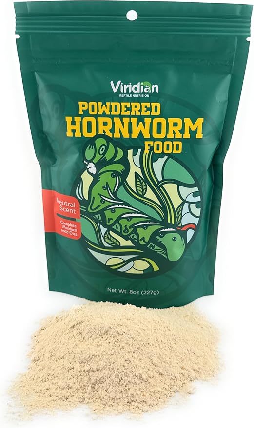 Viridian Reptile - Powdered Hornworm Food - 8oz