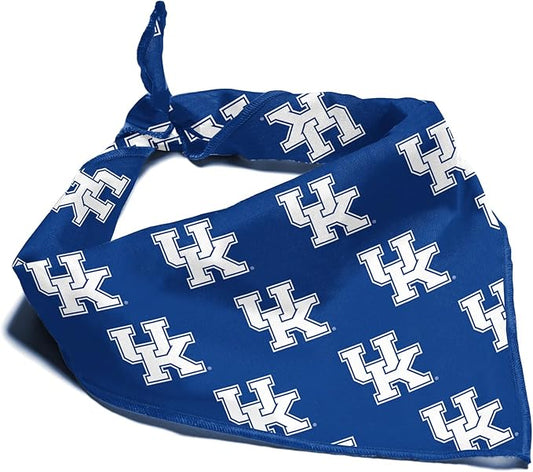 Kentucky Wildcats Officially Licensed Bandana for Dogs and Cats | Fits Pets Great Gift Idea | Easy-to-Tie (Large, 28")
