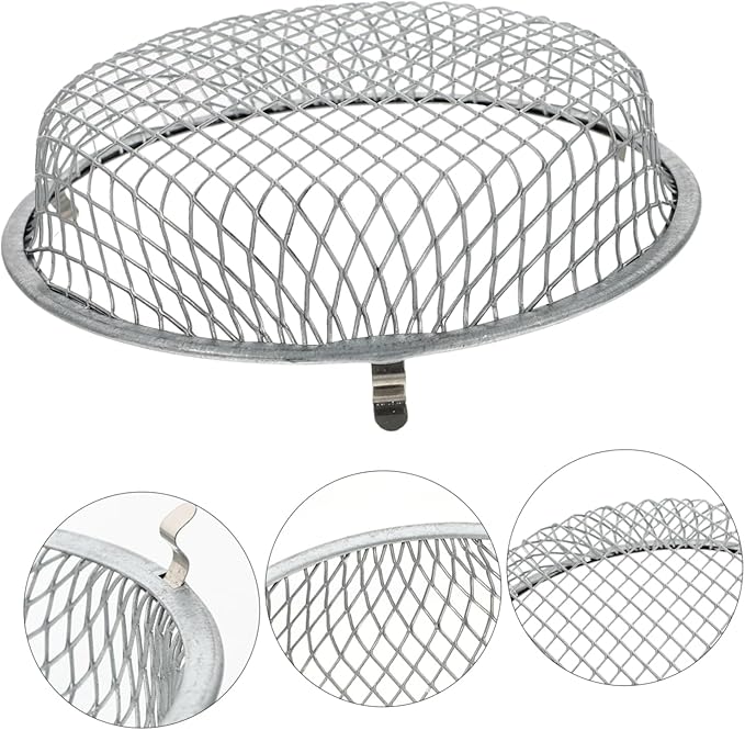FOMIYES 2pcs Reptile Heating Lamp Mesh Cover Scalding Lampshade for Turtles Snakes and Lizards Easy to Install Efficient Heat Dissipation for