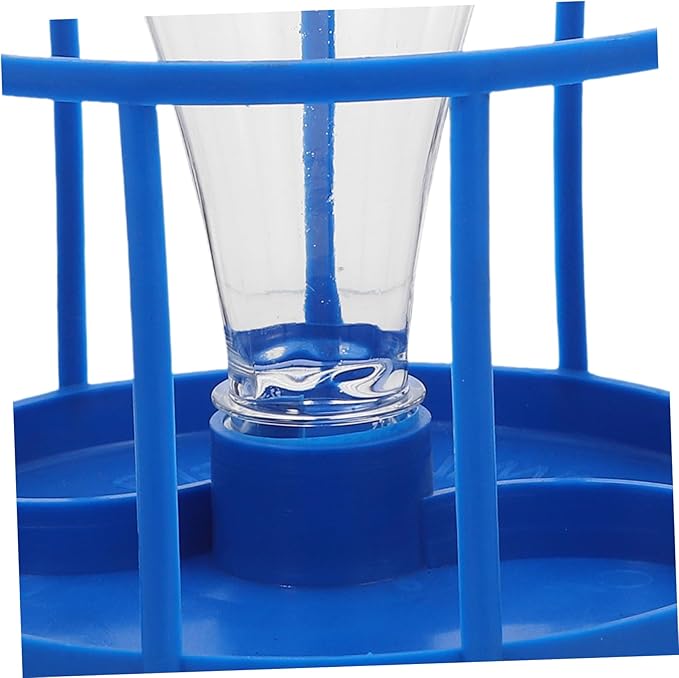 TOYANDONA Reptile Dish Water Tray Auto Feeder Reptile Tortoise Water Bowl Reservoir Leak Design