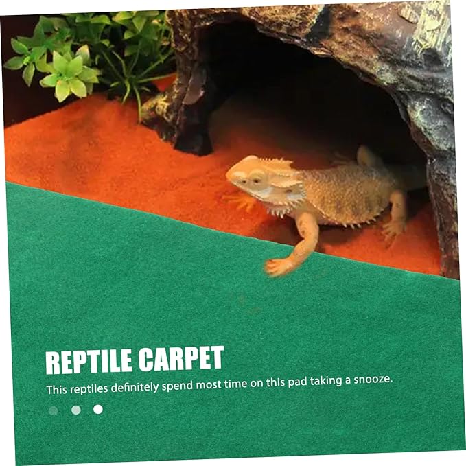 Milisten Reptile Warm Cushion Durable Pet Sleeping Pad for Tortoises Lizards Spiders for Terrarium Reptile Supplies Keeps Pets Cozy Winter
