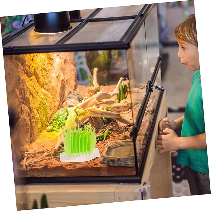 COLLBATH 2pcs Terrarium Humidifier for Reptiles Snake Decor Artificial Plant Humidifier Decorative Design