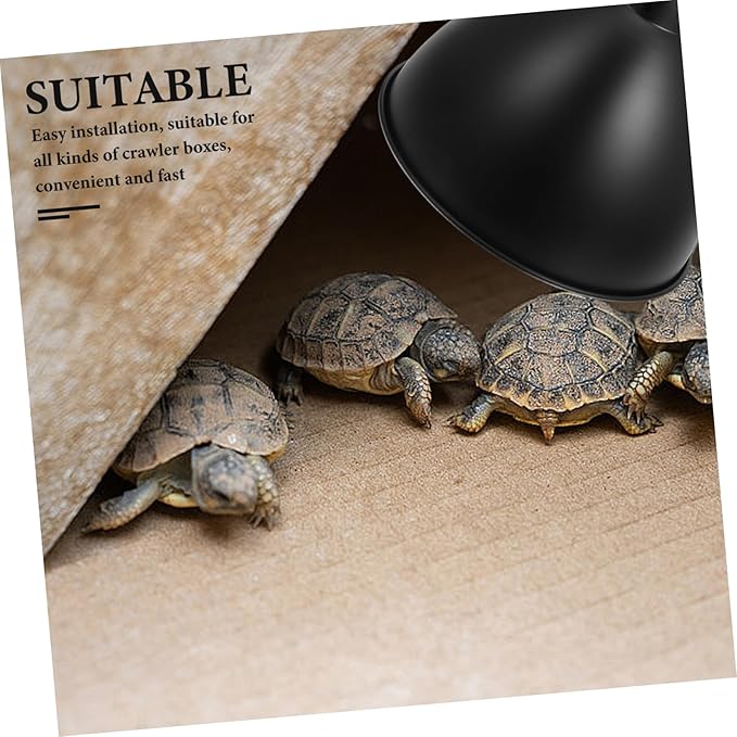 Reptile Heat Lamp Shade Easy Install Maintain Lampshade for Reptile Tank