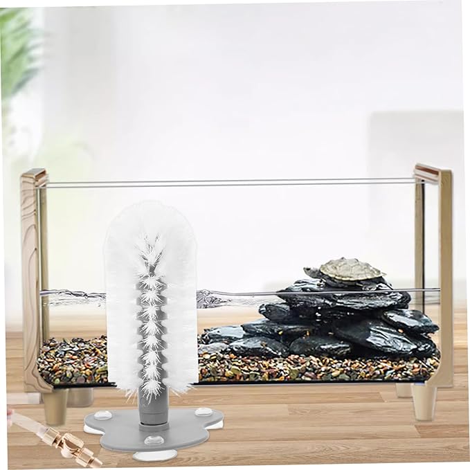 Milisten Turtle Shell Cleaning Brush Suction Cup Safe Material for Easy Mud Removal Dual-Purpose Scratcher Massager for Turtle Health