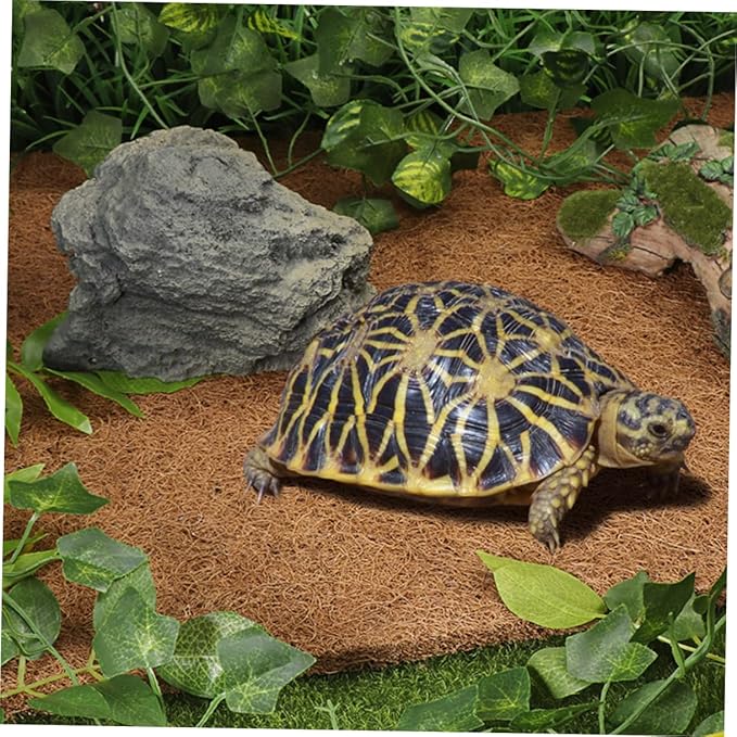 BESPORTBLE Coconut Fiber Lizard Snake Turtle Bedding Reptile Carpet Mat for Tank Insulating Pad Accessories