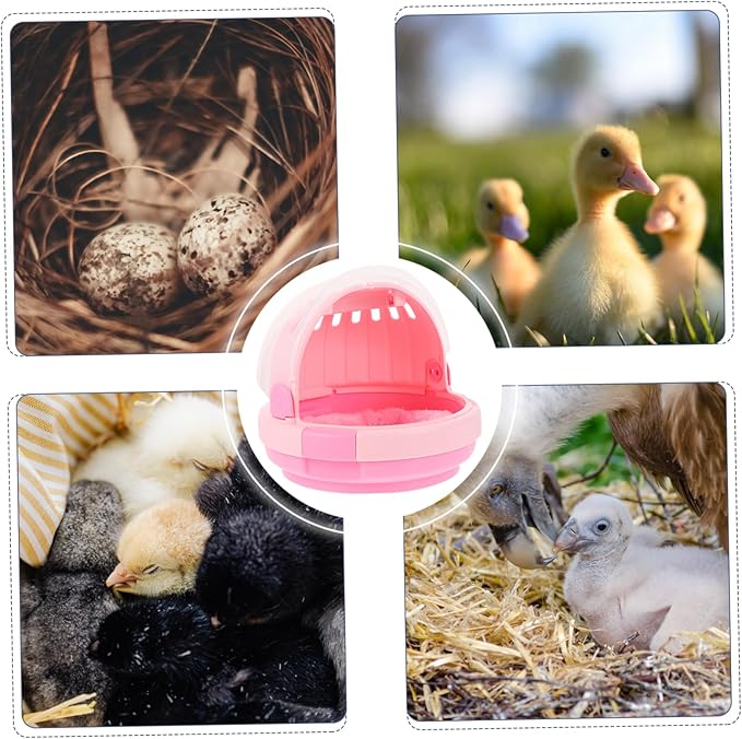 BESTonZON 1set Portable Bird Cage Outdoor Parrot Cage Hand-held Warm Nest Pet Accessory Bird Carrier Animal Carrier Travel