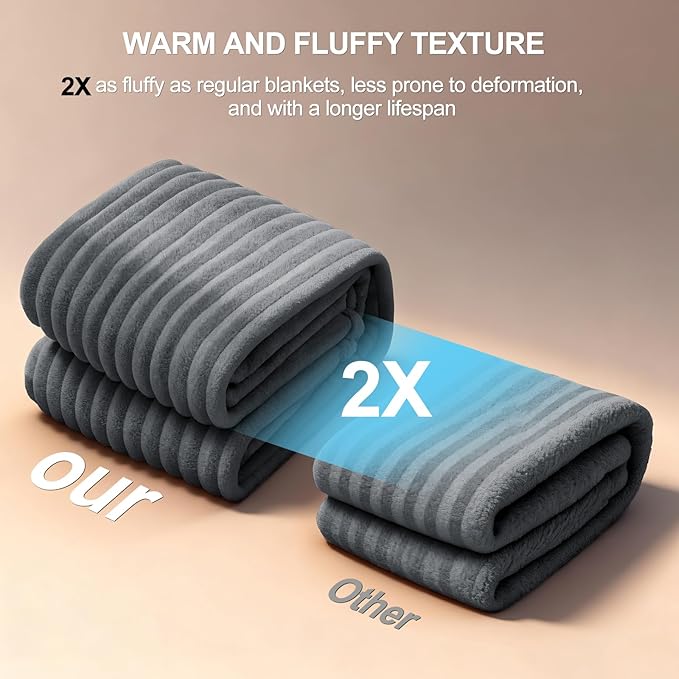 AIPERRO Waterproof Dog Blanket for Small Dogs, Washable Soft Puppy Cat Blanket Flannel Cotton Velour for Sofa Couch Protector, Comfort & Security Reversible Bed Protection for Pet, 25"X35", Gray