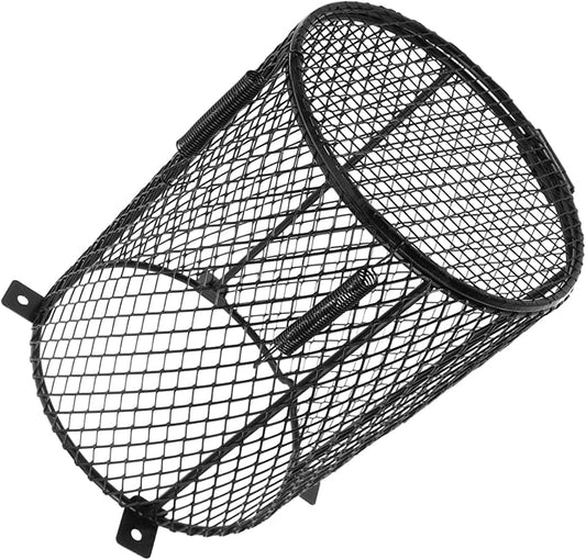 GLEAVI Ceramic Enclosure Heat Lamp Grille Reptile Pet Heating Lamp Removable Lampshade Safety Heater Guard for Reptile Cage