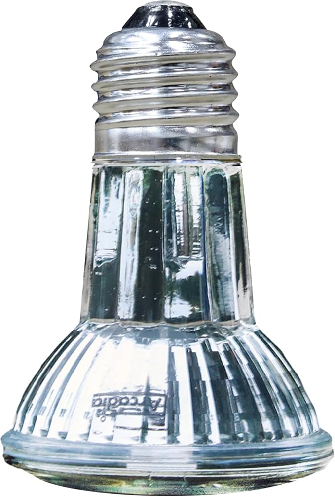 Arcadia Halogen Heat Lamp 35W – Focused Beam Infrared & UVA Reptile Heat Lamp Bulb for Bearded Dragons, Tortoises, Turtle Tank and Terrariums, Long Lasting Easy to Use Indoor Heat Bulb for Reptiles