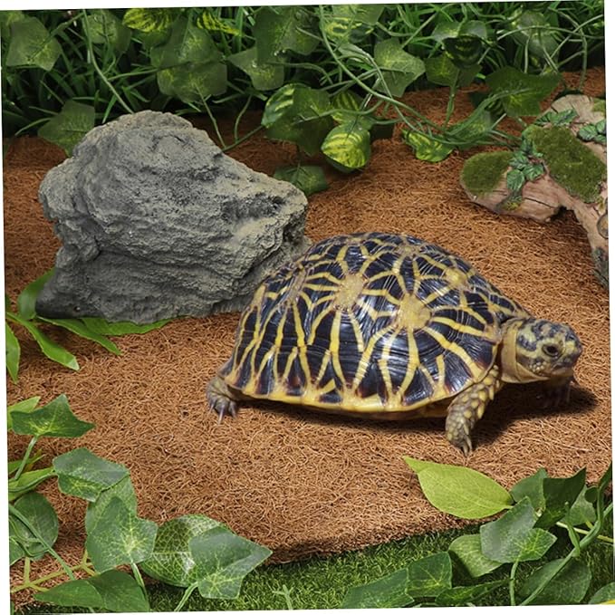 Coconut Fiber Reptile Carpet Turtle Bedding Lizard Tank Accessories Thermal Insulation Pad for Tortoise Substrate Easy Cleaning Soft Mat for Reptile Terrarium