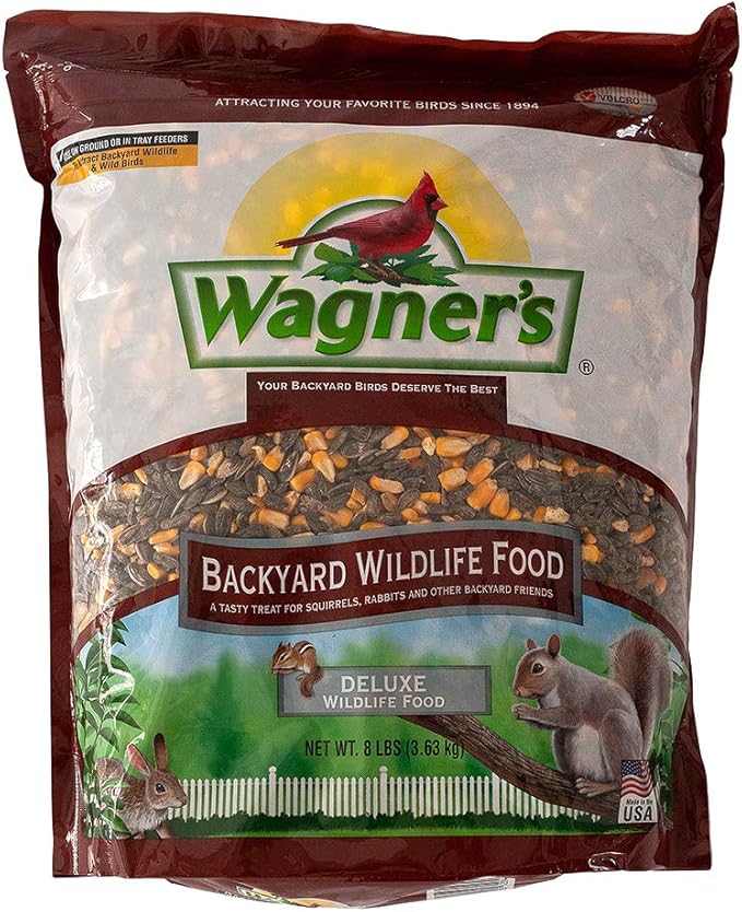 Wagner's 62046 8-Pound Backyard Wildlife Food and 53002 10-Pound Farmer's Delight Wild Bird Food Bundle