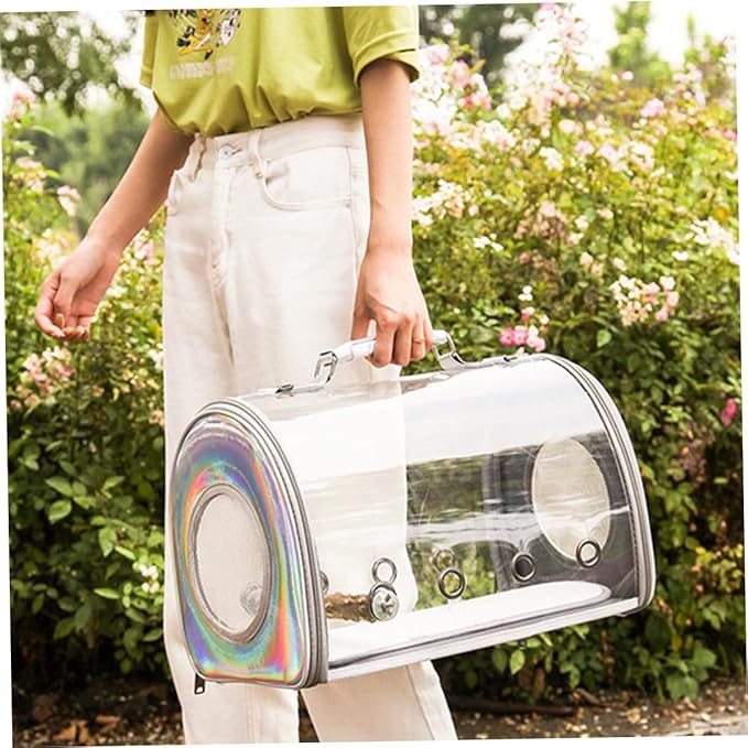 Parrot Carrier Bag Simple Design Capacity Shoulder Pouch for Birds Easy to Use