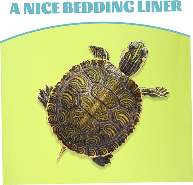 BESPORTBLE Reptile Carpet Substrate Pad for Bearded Dragons Tortoises Snakes Lizards Easy to Clean Lightweight Terrarium Mat Reptile Cage Accessory