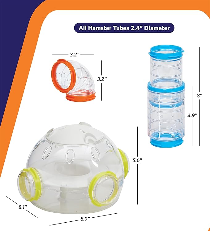 MidWest Homes for Pets Hamster Science Lab Value Pack, Compatible on All Midwest and Ferplast Hamster Cages, Model FP-LVP