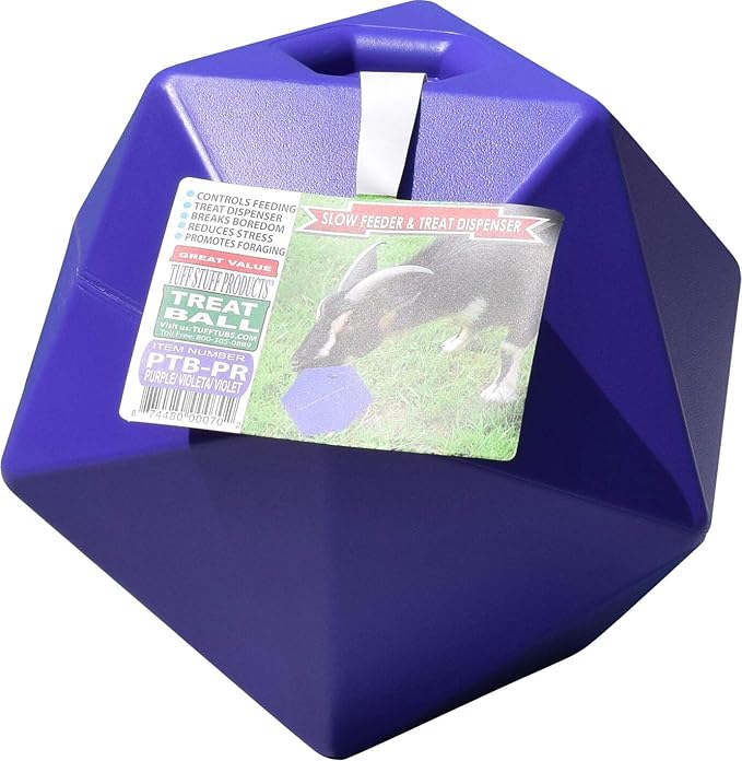 Tuff Stuff Products PTB-BL Horse Treat Ball - Blue