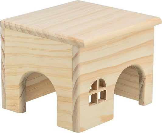 Trixie Wooden House for Hamsters, 15 x 12 x 15 cm