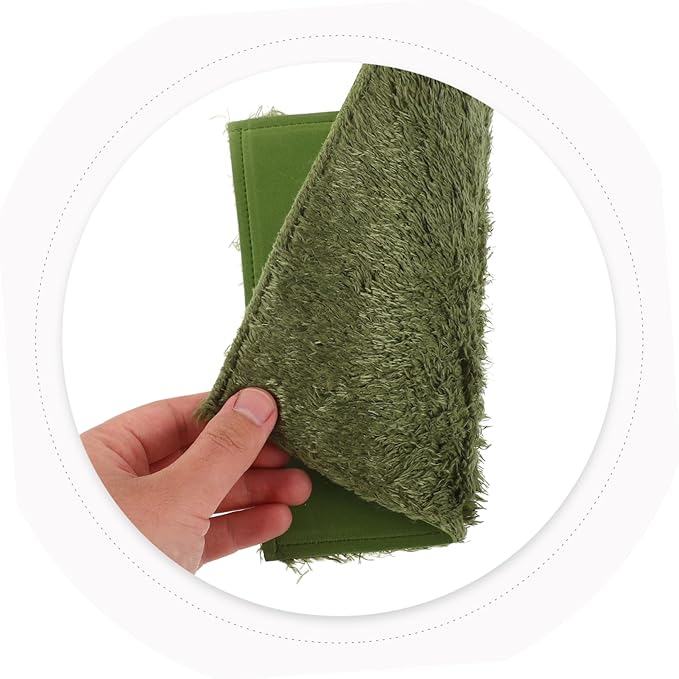 Abaodam Reptile Carpet Mat for Tortoise Bedding Pet Terrarium Liner Comfortable Substrate for Snakes Lizards and Amphibians Reptile Cage Accessory