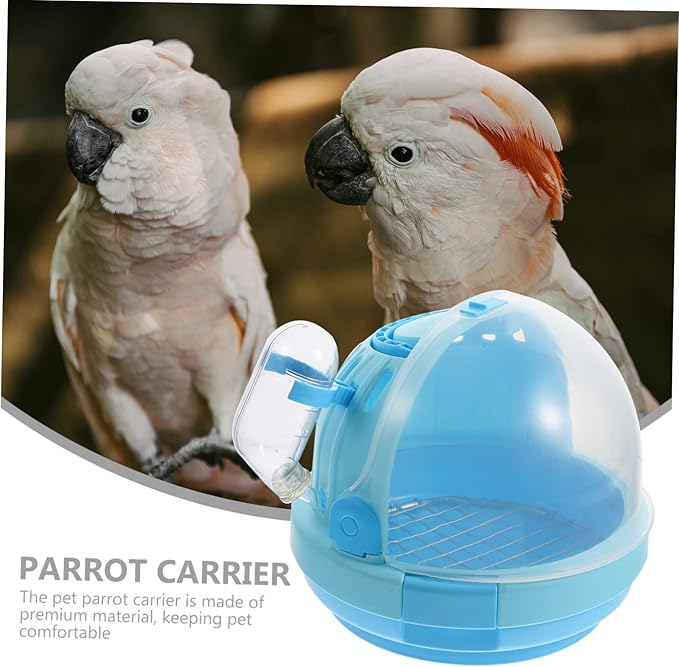 UPKOCH 2PCS Handheld Parrot Carrier Cage Portable Bird Travel Cage Insulated Design for Budgies and Small Birds Lightweight Carrier Comfortable Handle