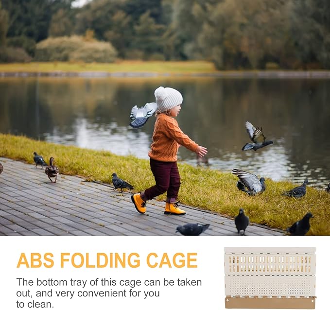 Portable Pigeon Folding Cage Handle for Pigeon Birds Compact Design Easy to Carry