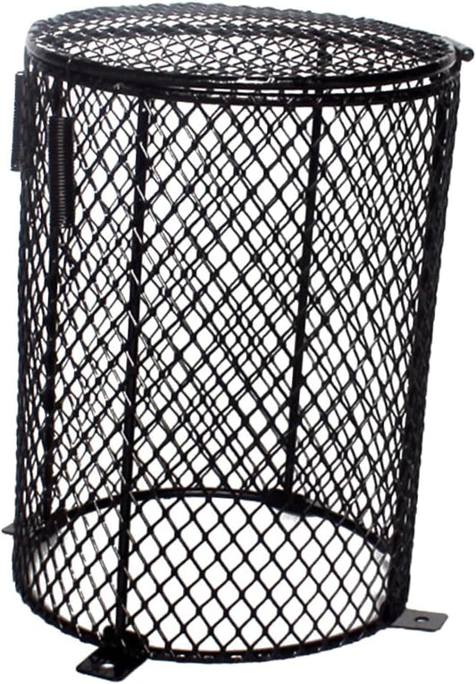 Pet Scald Lamp Shade Round Heating Guard for Reptiles Amphibians Poultry Easy Installation Protects from Burns Suitable for Day Night Use