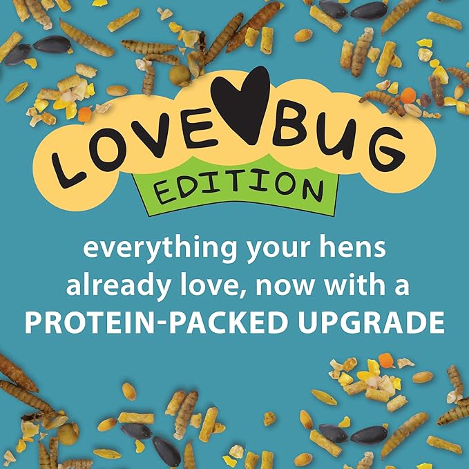 Kalmbach Feeds Henhouse Reserve® Lovebug Edition Layer Feed with Whole Insects