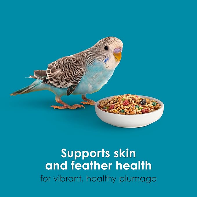 Kaytee Forti-Diet Pro Health Nourish+Protect Parakeet Food, Comprehensive Nutrition Backed by Science, Digestive Health, Immune Support, 4 pounds