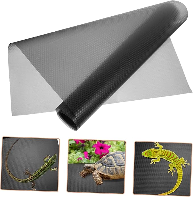 Reptile Carpet for Leopard Gecko Lizard Snake and Turtles Soft Terrarium Bedding Non-Toxic Easy to Clean Reptile Substrate for Terrarium Setup