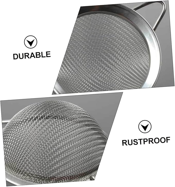 TOYANDONA 2pcs Reptile Excrement Sand Shovel Mesh Cleaning Tool for Tortoise Lizard Snake Scorpion Easy to Clean Silver Design