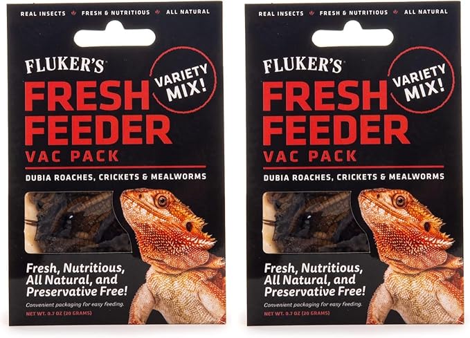 Fluker's Fresh Feeder Vac Pack Variety Mix 0.7oz (Pack of 2)