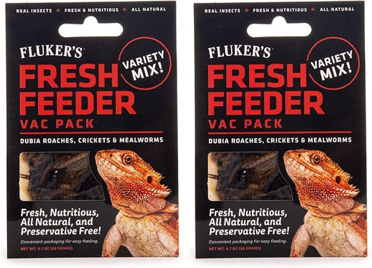 Fluker's Fresh Feeder Vac Pack Variety Mix 0.7oz (Pack of 2)