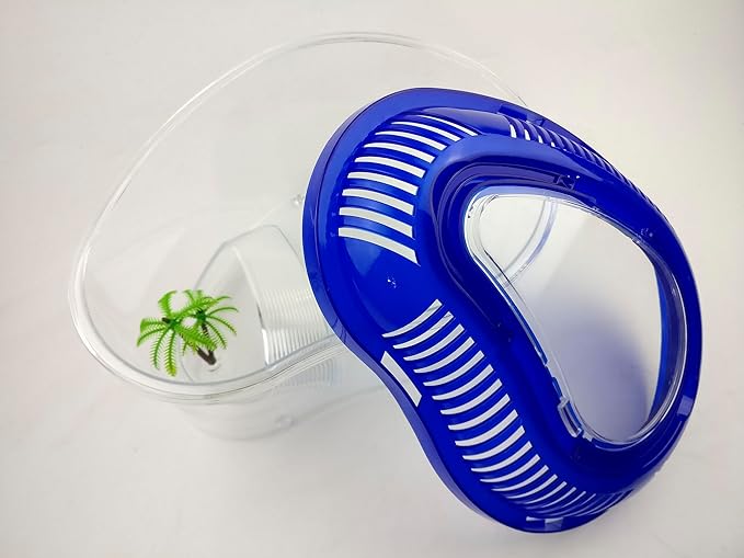 OMEM Portable Reptile House Terrarium Habitat Clear and Breathable (Medium)