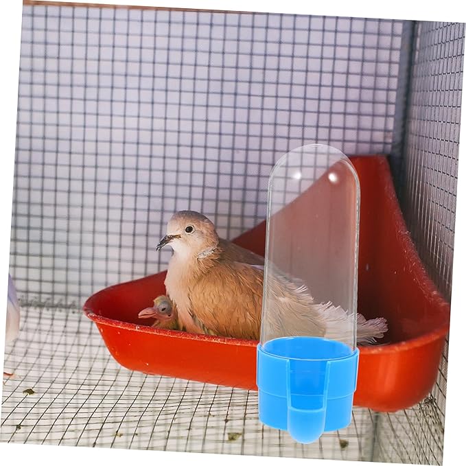 Happyyami 5sets Bird Feeder Water Dispenser Pet Feeder for Outside Birds 2pcs*5 Random Color