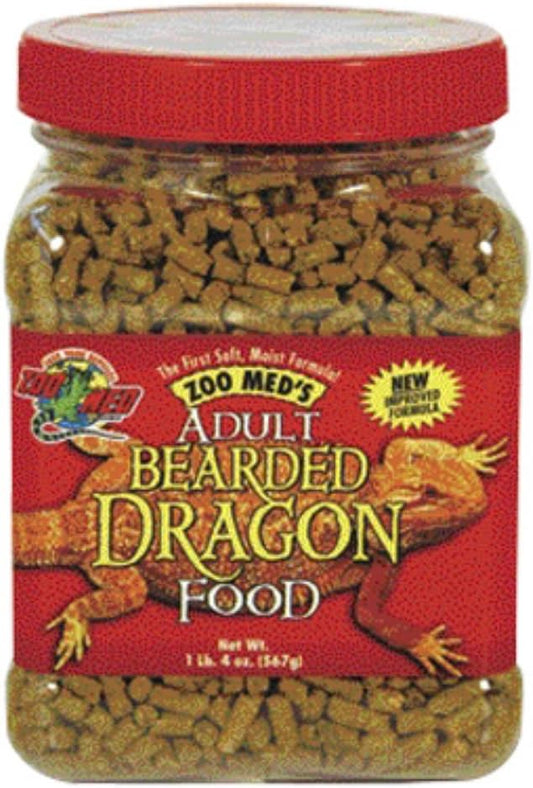 Zoo Med 20-Ounce Natural Bearded Dragon Food, Adult Formula