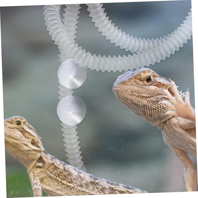 BESPORTBLE Reptile Humidifier Extension Tube for Tank Terrarium Supplies Stretchable Hose Suction Cup