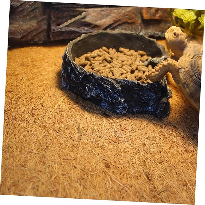GANAZONO Coconut Fiber Reptile Mat Easy Clean Lizard Cage Pad Insulating Bedding for Bearded Dragon Terrarium