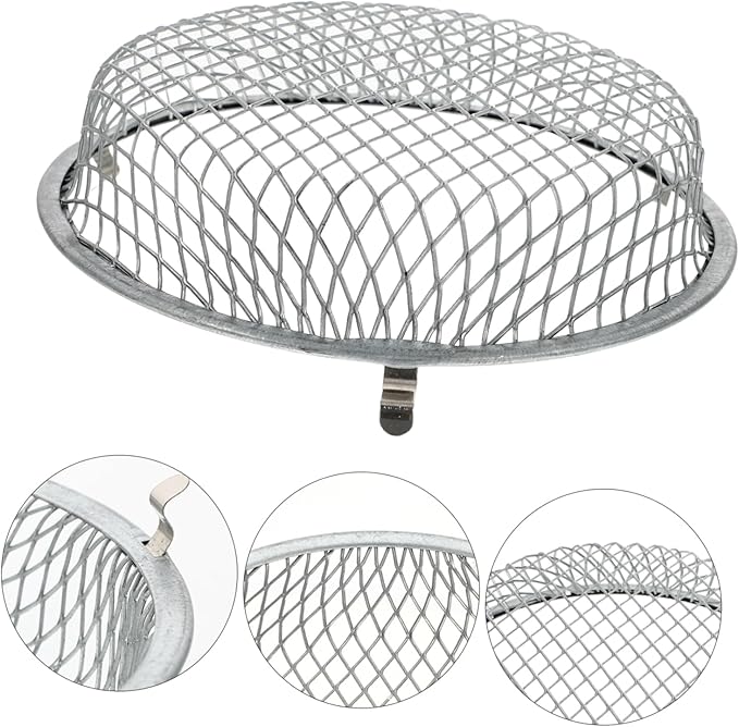 Angoily 2pcs Scalding Lamp Mesh Cover for Reptiles Lampshade Protector Prevent Burns from Heat Sources Essential for Lizard Snake and Pet Safety