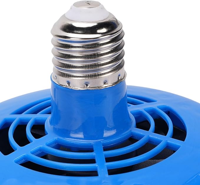 Cuifati Reptile Heating Lamp, Chicken Heating Lamp Easy to Install Energy Saving Versatile Safe for Turtles for Lizards (Blue)