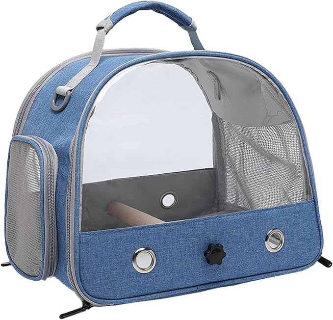 Lightweight Bird Carrier - Bird Backpack Carrier | Small Pet Parrot Bag, Portable Cage, Removable Backpack Travel Cagge for Rabbits Parrots Small Pets Hamsters