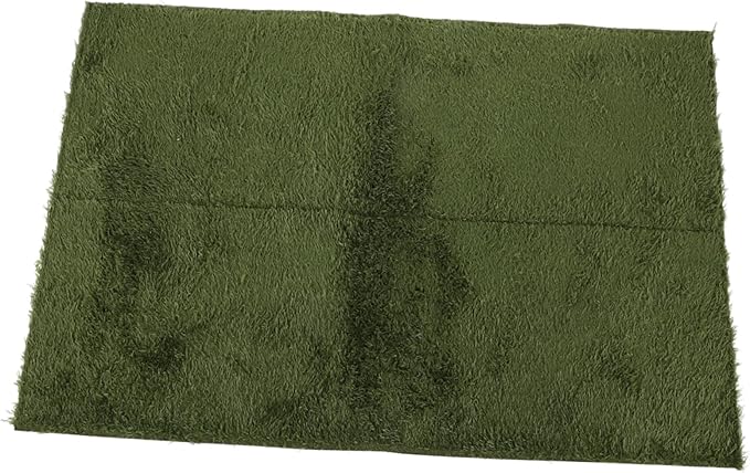 Reptile Carpet Mat for Tortoise and Amphibians Moisture Retaining Substrate Liner for Terrarium Easy to Clean Faux Grass Bedding