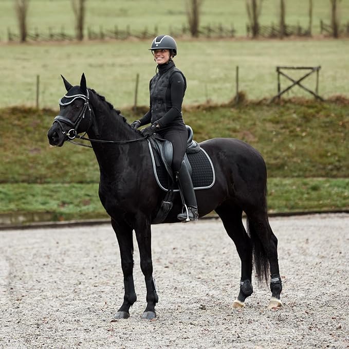 HORZE Adepto Fetlock Boots - Black - Pony