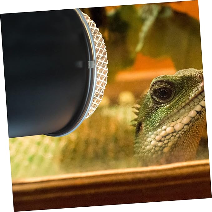 Alasum 5.5 Inch Reptile Heat Lamp Cover Scald Insulation Lampshade for Reptile Box Compatible Lighting Systems