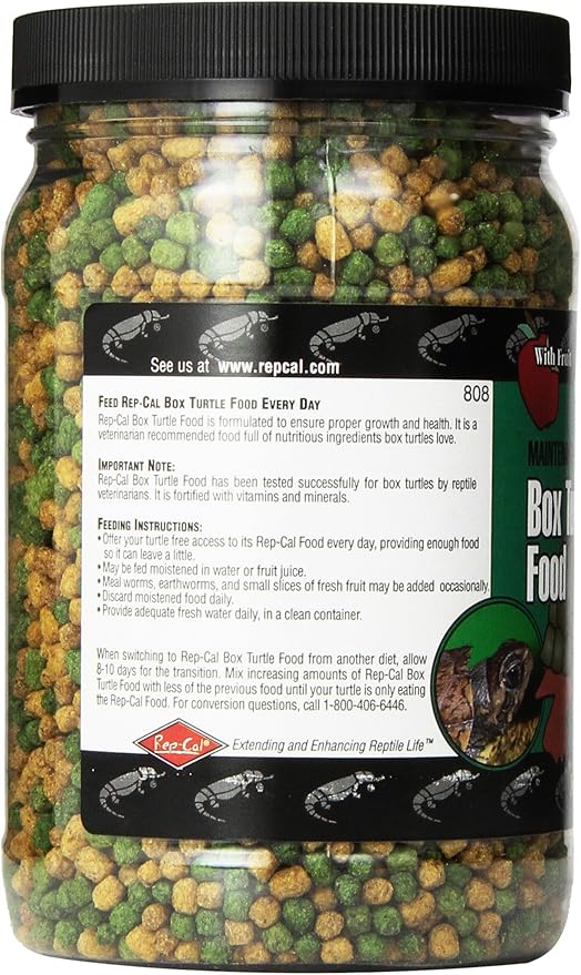 Rep-Cal Srp00808 Box Turtle Food, 12-Ounce