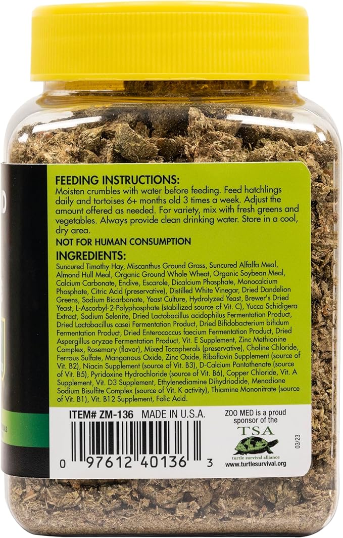 Zoo Med - Food CRMBL TORTSE 8OZ
