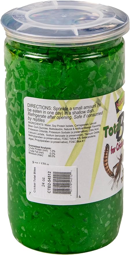 Nature Zone SNZ54511 Feeder Insects Total Bites Soft Moist Food with Spirulina, 9-Ounce