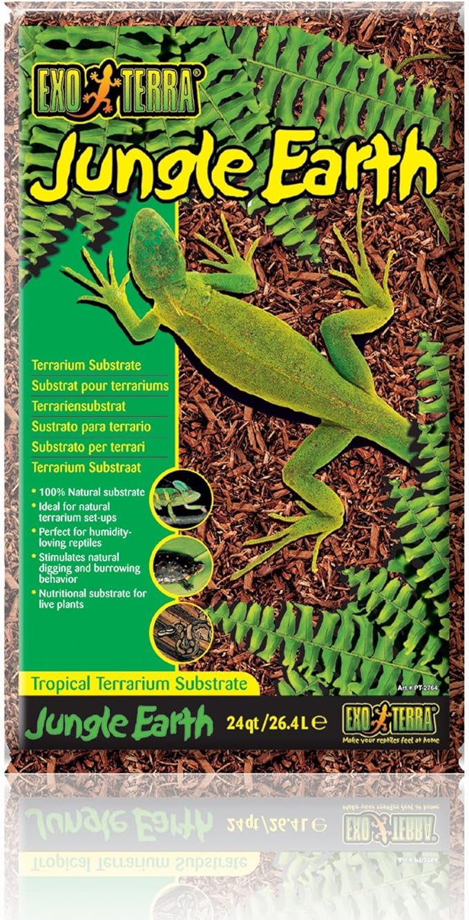 Exo Terra Jungle Earth, Tropical Terrarium Substrate, 24 Quarts, PT2764