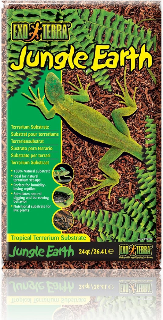 Exo Terra Jungle Earth, Tropical Terrarium Substrate, 24 Quarts, PT2764
